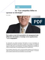 Las Companias Fallan en Ejecutar La Estrategia - David Norton