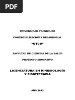 Proyecto Fisioterapia Utcd 2012-1