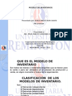 Modelo de Inventarios y Tipos de Inventarios Clasificacion de Los Modelos de Inventarios