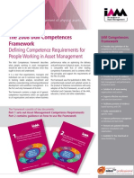 The 2008 IAM Competences Framework: Defining Competence Requirements For People Working in Asset Management