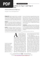 Diabetic Ketoacidosis in Type 1 and Type 2 Diabetes Mellitus