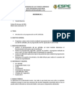 INFORME 1 PLC