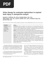 VT For TBI (Ciuffreda Optomety 2010)