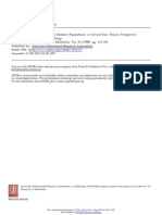 Preparing Teachers For Diverse Student Populations: A Critical Race Theory Perspective