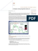 Vegetation Analysis - Using Vegetation Indices in ENVI