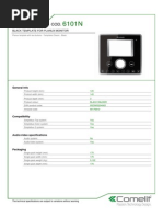 Comelit 6101N Data Sheet