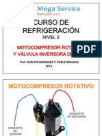 Motocompresor Rotativo y Valvula Inversora