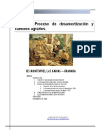 TEMA 4 Proceso de Desamortizacion y Cambios Agrarios PDF