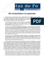 27 - Ecumenismo y Apostasía (Defensa de La Fe) PDF