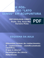 Metodologia Cientifica Acupuntura 1AULA