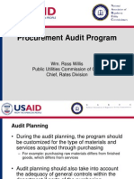 Procurement Audit Program