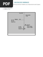 Determinar El Caudal Que Se Tiene Que Derivar Mediante Una Compuerta Del Canal Cusquen