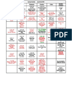 Spring Schedule 2010