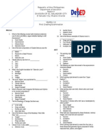 q1 Exam For Mapeh 10