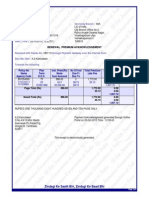 Renewal Premium Acknowledgement: Collecting Branch: E-Mail: Phone: Transaction No.: Date (Time) : Servicing Branch