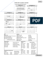 HISD Proposed Calendar 2016-17