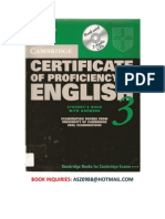 Certificate of Proficiency in English 3