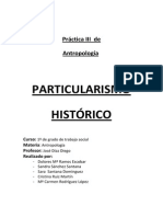 Particularismo Histórico Boas y Sus Seguidores