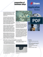 Metallographic Preparation of Aluminum and Aluminum Alloys