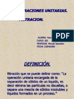 Filtración