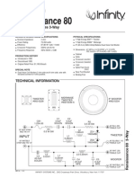 Renaissance 80 Technical Sheet