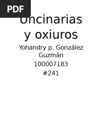 Uncinarias y Oxiuros