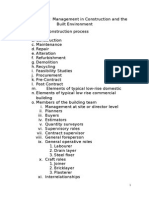 Unit 7 Project Management in Construction and The Built Environment WK2