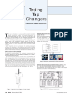 Testing Tap Changers: by Michael Krüger, OMICRON Electronics Austria