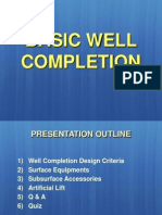 Basic of Well Completion