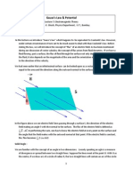 Gauss's Law & Potential: Flux of An Electric Field