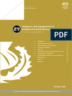 Diagnosis and Management of Peripheral Arterial Disease: Scottish Intercollegiate Guidelines Network