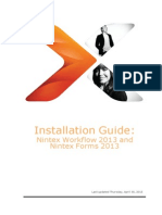 Nintex Workflow 2013 Installation Guide