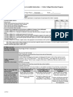 Lesson Planning Form For Accessible Instruction - Calvin College Education Program