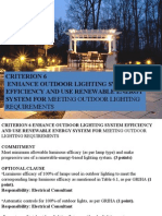 Criterion 6 Enhance Outdoor Lighting System Efficiency and Use Renewable Energy System For Meeting Outdoor Lighting