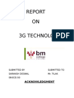 Report On 3G Technology