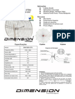 Antena Grade 27dbi Dimension - Dim-5800-27g