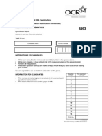 Specimen Paper Unit 6993 01 Additional Mathematics Advanced Level