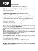 Derecho Constitucional Primer Parcial 2014 Tercer Semestre, DERECHO USAC