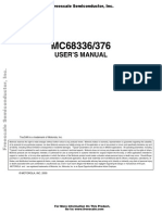 Motorola MC68336 User's Manual