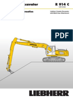 Crawler Excavator R 914 C: Attachment Information