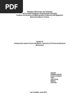 Cuadro Comparativo Curriculo Basico Nacional y Bolivariano