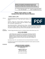 Mins 09080305 Ohio State Board of Pharmacy Minutes, Courtesy of Lindon & Lindon