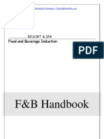 Induction Manual Food and Beverage