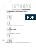 Assignment 1 - SOME BASIC CONCEPTS OF CHEMISTRY