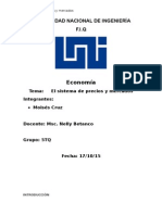 El Sistema de Precios y Mercados