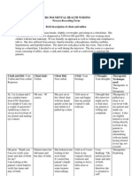 Mental Health-Process Recording Evaluation 