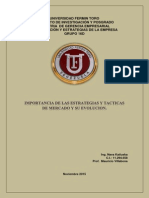 Importancia de Las Estrategias y Tácticas de Mercado y Su Evolución.
