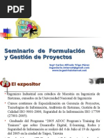 Formulación y Gestion de Proyectos