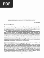 Tom Regan Derechos Animales Injusticias Humanas