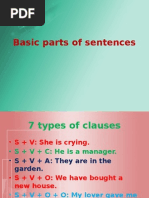 Basic Sentence Patterns